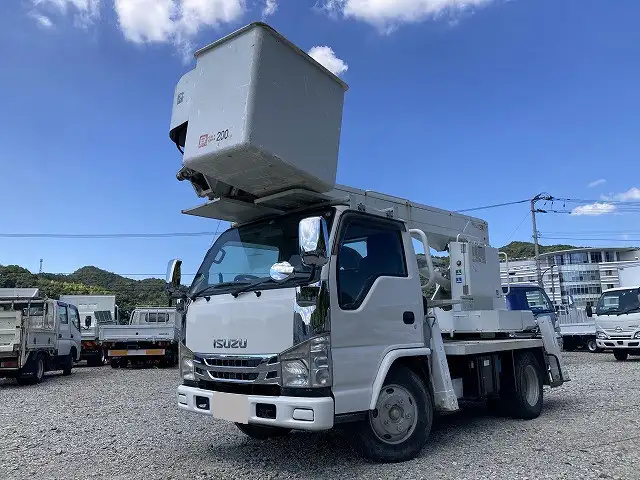いすゞ エルフ  高所・建柱車 BDG-NKR85N H20