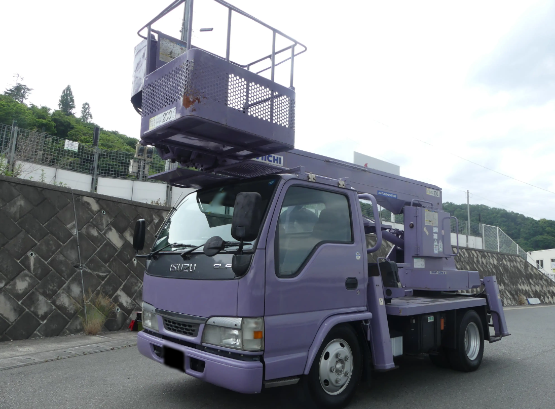 いすゞ エルフ  高所・建柱車 KR-NKR81E3N H15