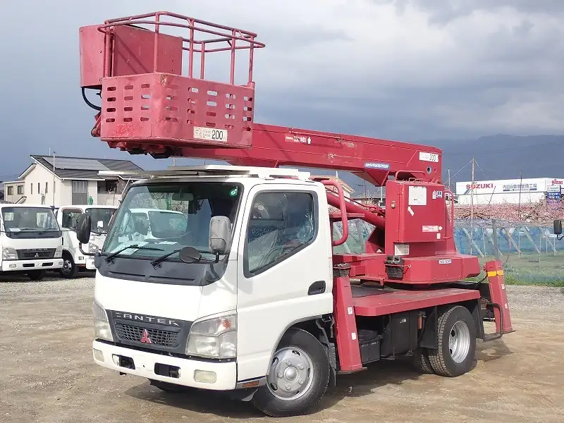 三菱 キャンター  高所・建柱車 PA-FE73DB H18