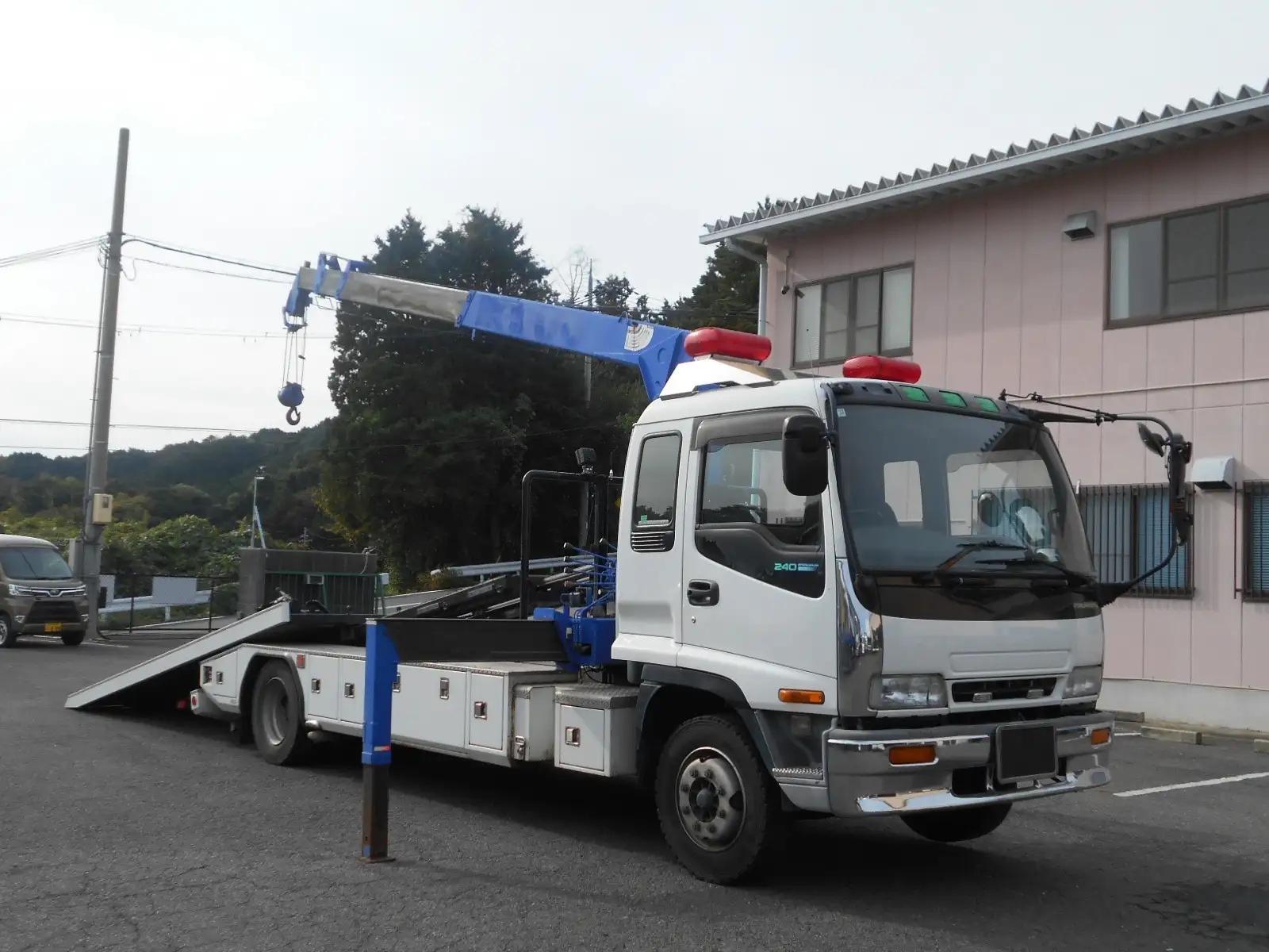 いすゞ フォワード 車両重機運搬 KK-FSD34L4 H12|画像2