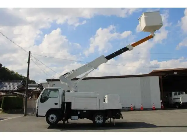 いすゞ エルフ 高所・建柱車 H18|画像3