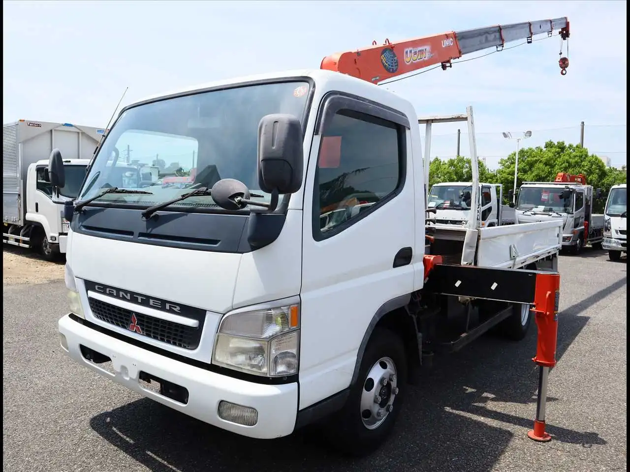 三菱 キャンター  クレーン付き(ユニック) KK-FE83EEN H16
