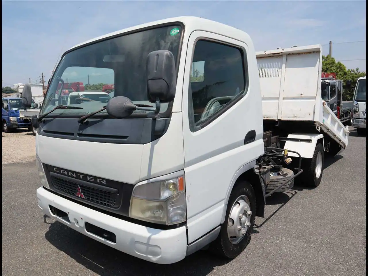 三菱 キャンター  ダンプ PA-FE83DCY H17