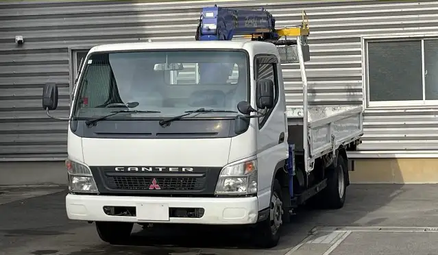 三菱 キャンター  クレーン付き(ユニック) PA-FE83DEN H18