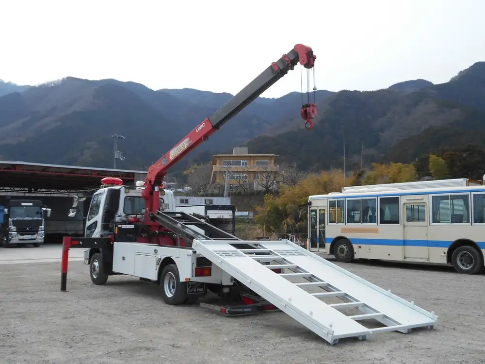 三菱 ファイター  車両重機運搬 PA-FK71F H18｜画像5