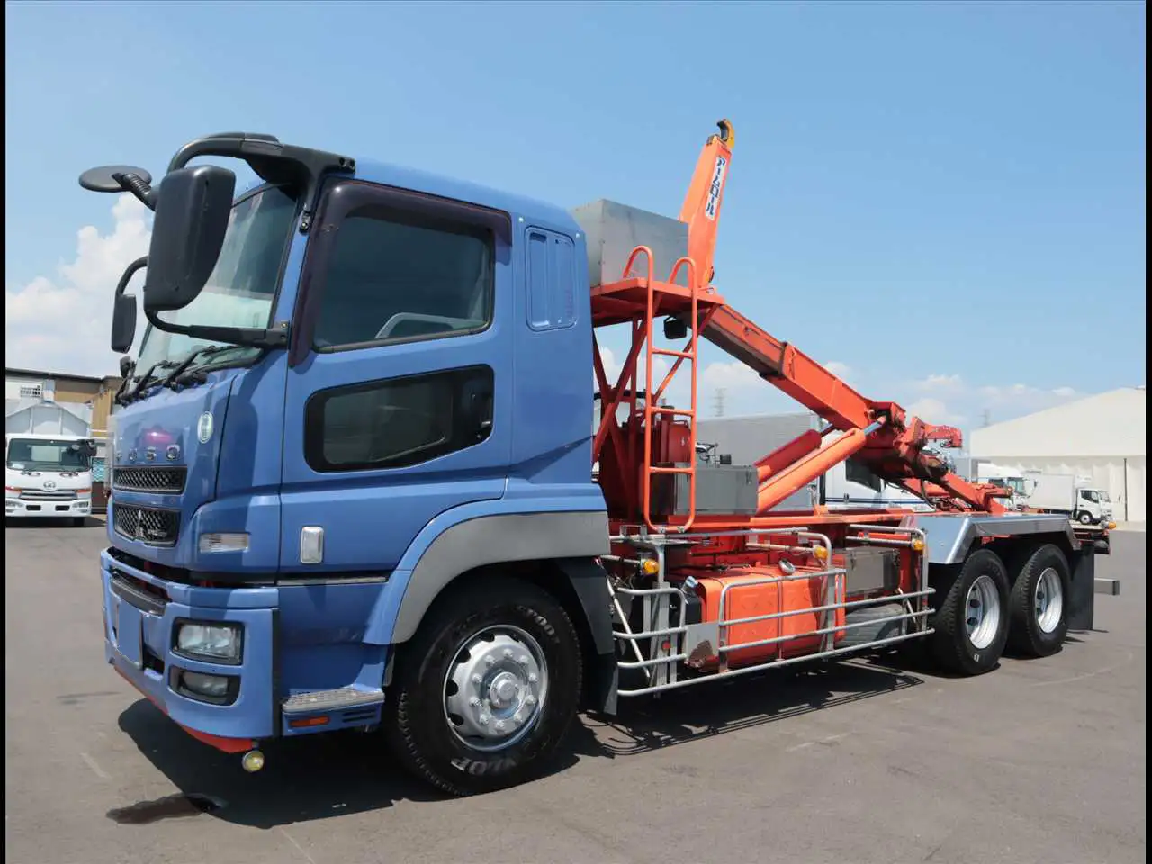 三菱 スーパーグレート  アームロール QKG-FV50VY H25