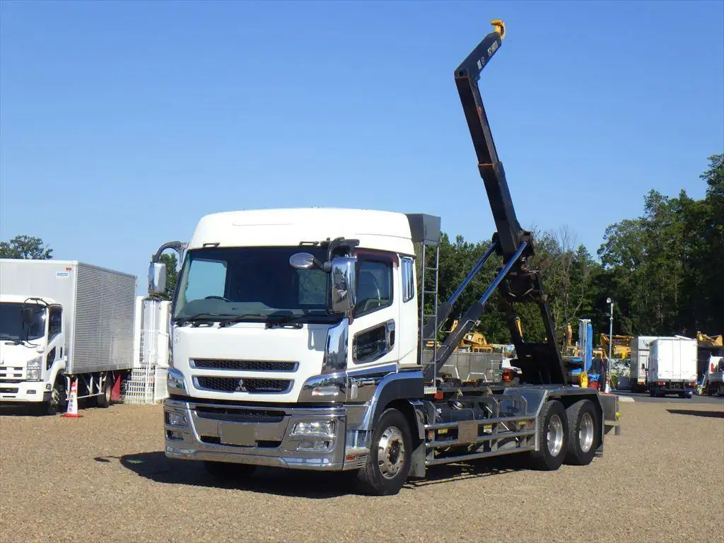 三菱 スーパーグレート  アームロール QKG-FV50VY H26