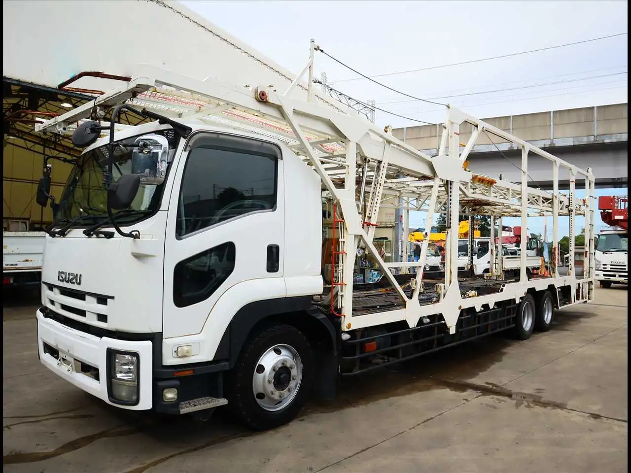 いすゞ フォワード  車両重機運搬 PDG-FVZ34U2 H22